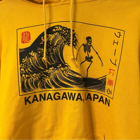 Artist Union Clothing Co. Yellow Hoodie - Picture 3 of 4